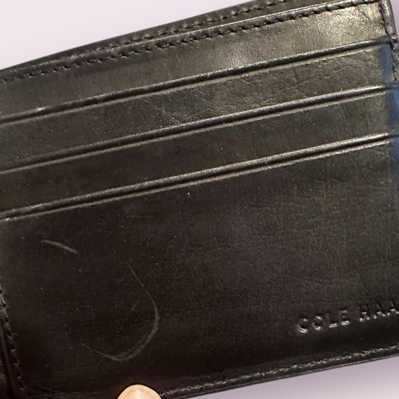 Cole Haan Black Leather Wallet - Picture 4 of 6